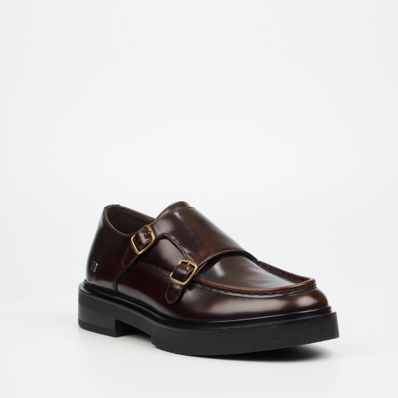 Mazerata Elia 7 Faux Wax Shoe - Chocolate