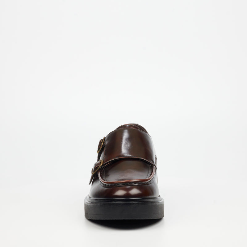 Mazerata Elia 7 Faux Wax Shoe - Chocolate