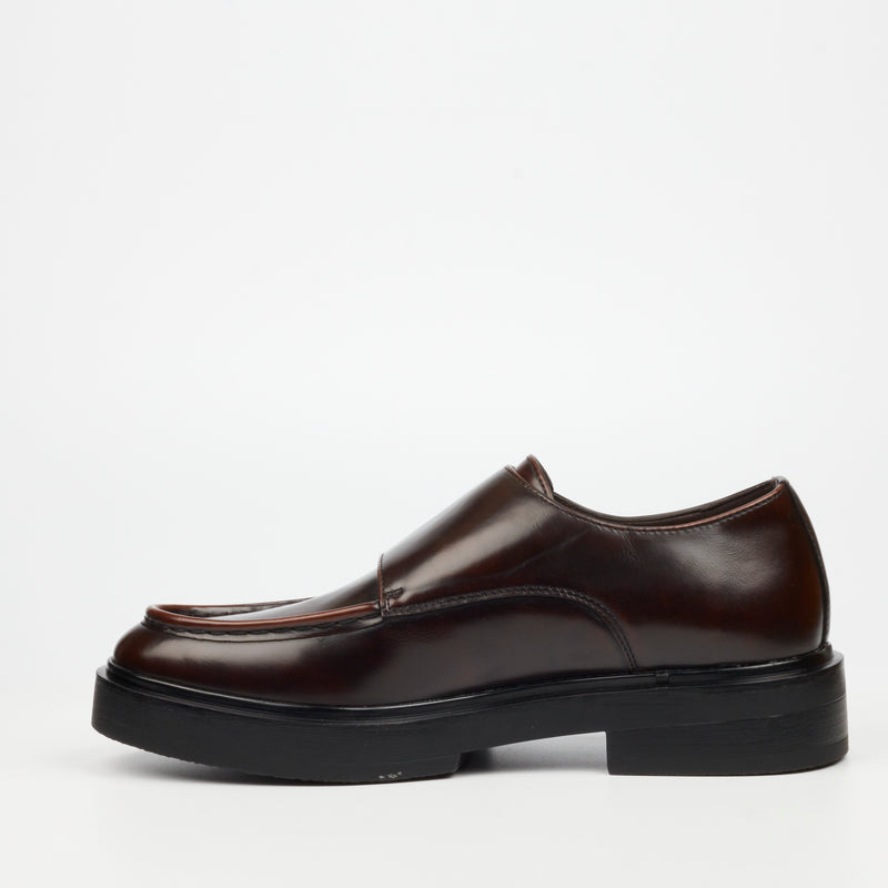 Mazerata Elia 7 Faux Wax Shoe - Chocolate