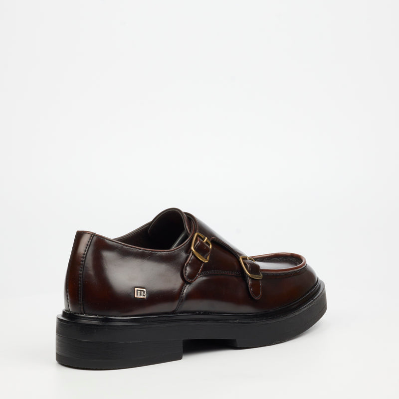 Mazerata Elia 7 Faux Wax Shoe - Chocolate