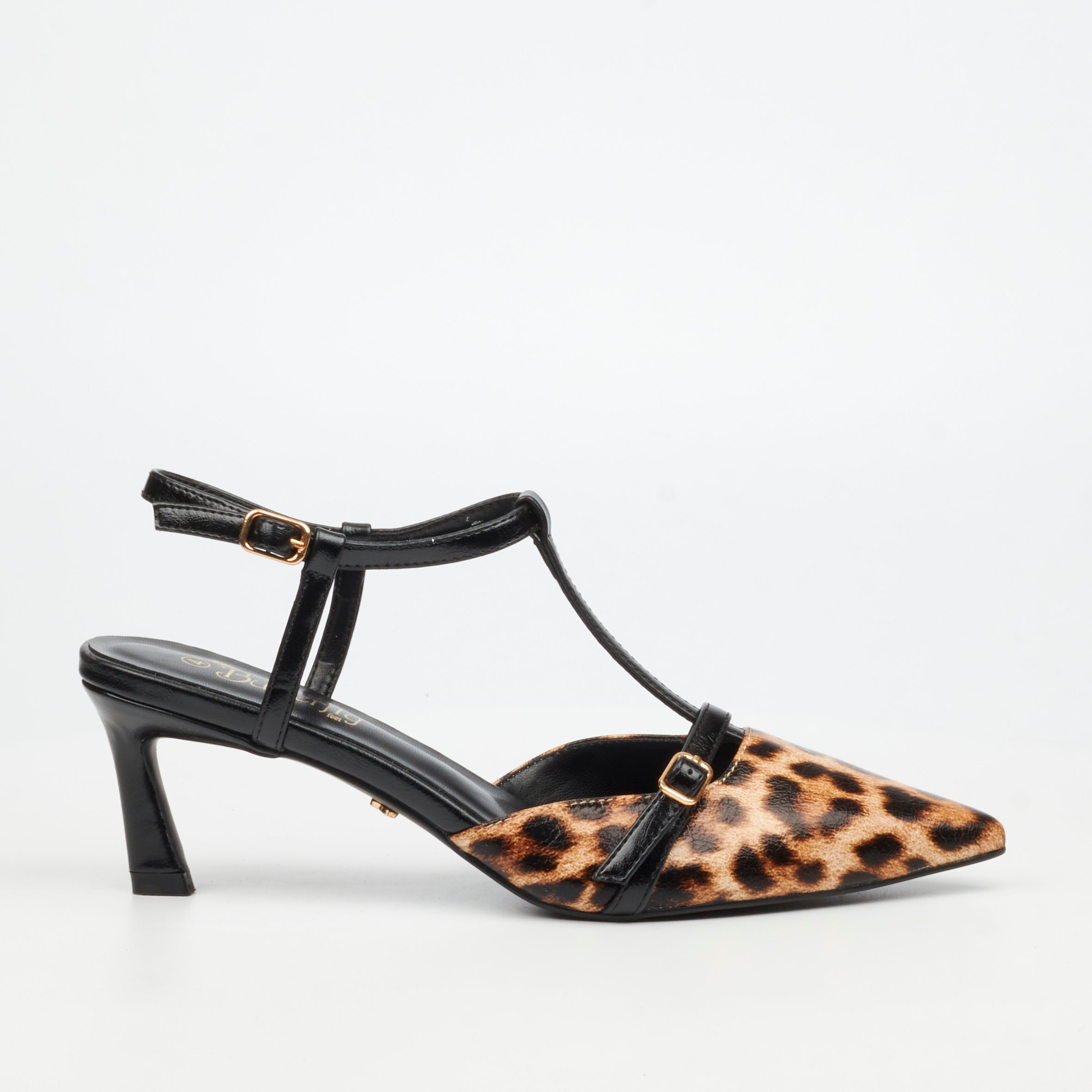 Butterfly Feet Elisha 1 Heel - Leopard footwear Butterfly Feet
