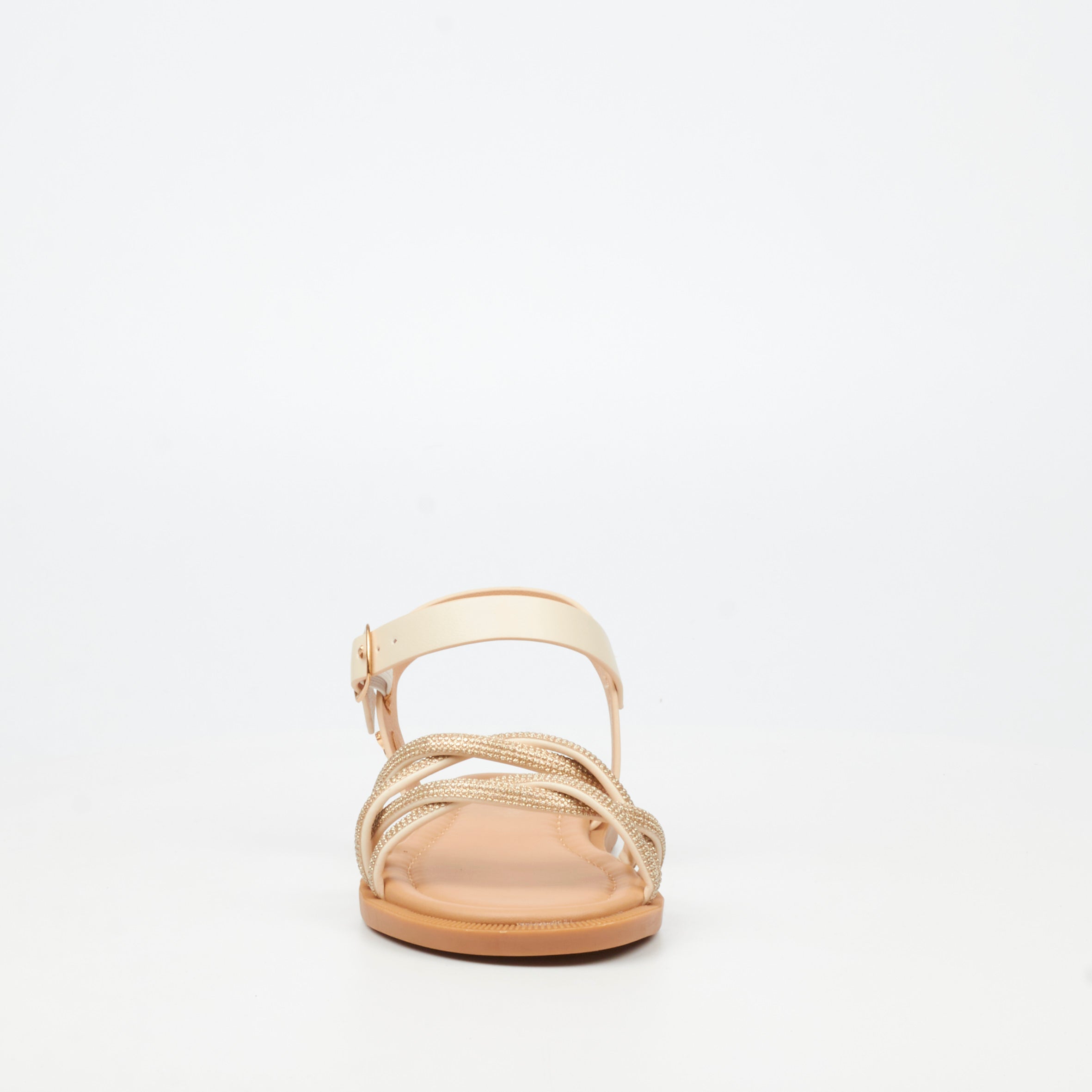 Flutterby Ella 1 Sandal - Beige (Youth) footwear Flutterby