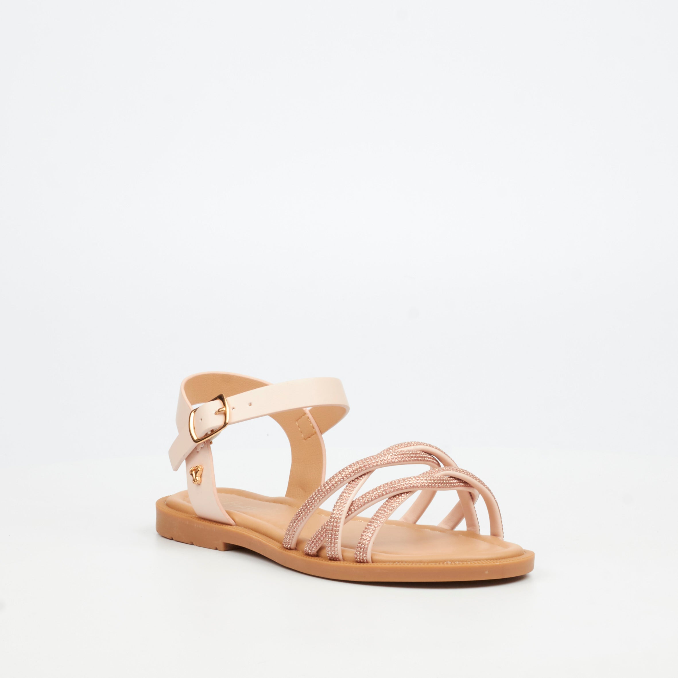 Flutterby Ella 1 Sandal - Pink (Youth) footwear Flutterby