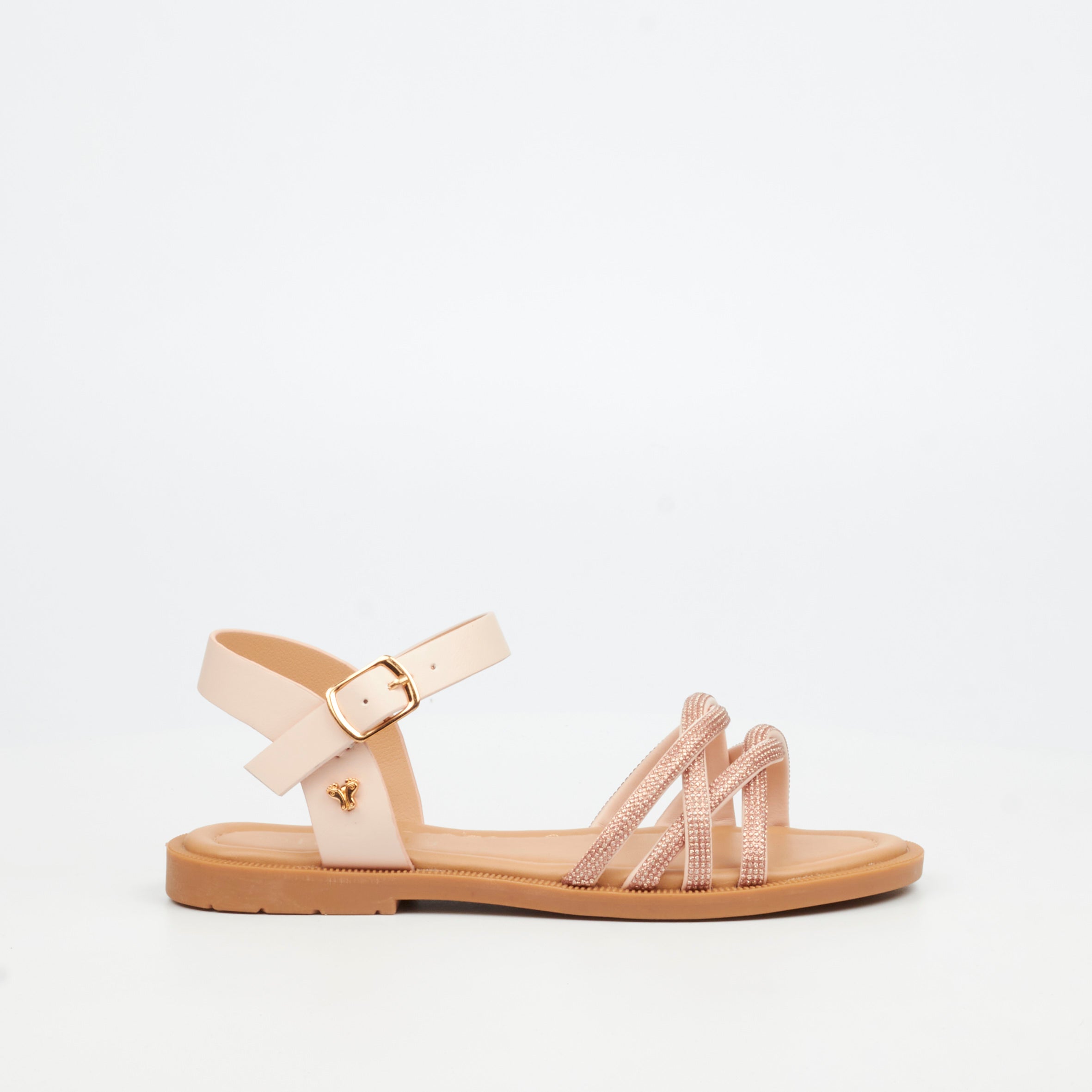 Flutterby Ella 1 Sandal - Pink (Youth) footwear Flutterby