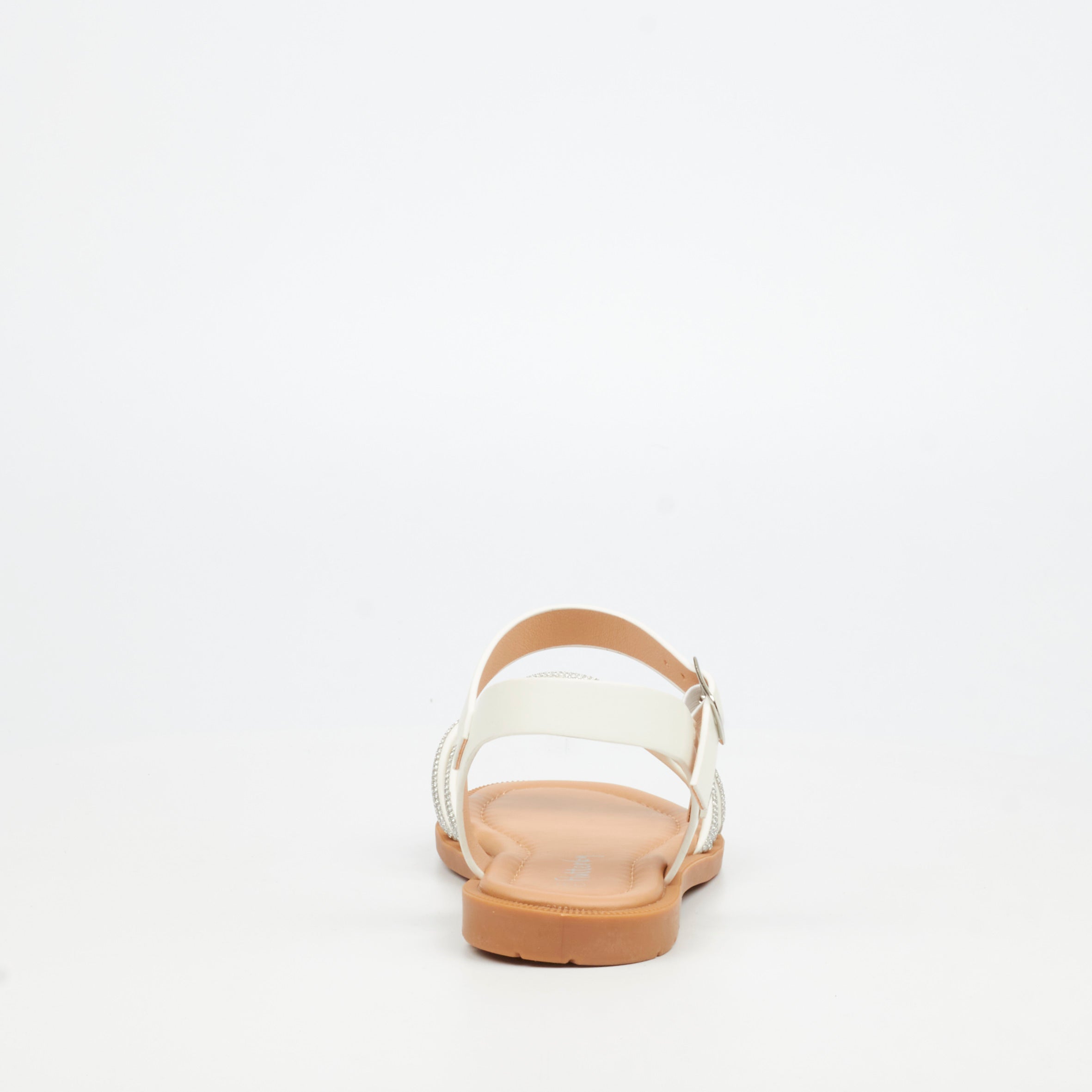 Flutterby Ella 1 Sandal - White (Youth) footwear Flutterby