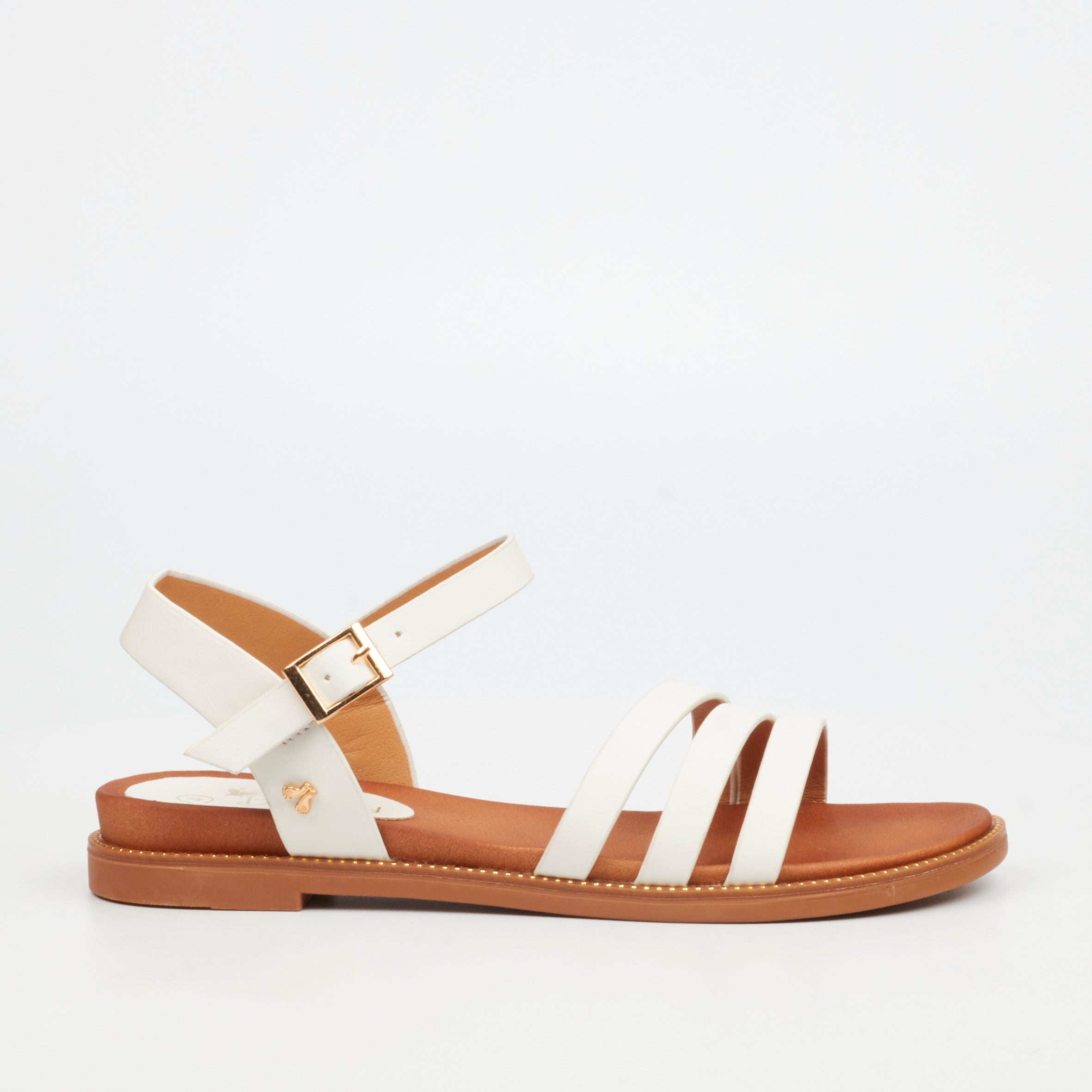 Butterfly Feet Ellie 11 Sandal - White footwear Butterfly Feet