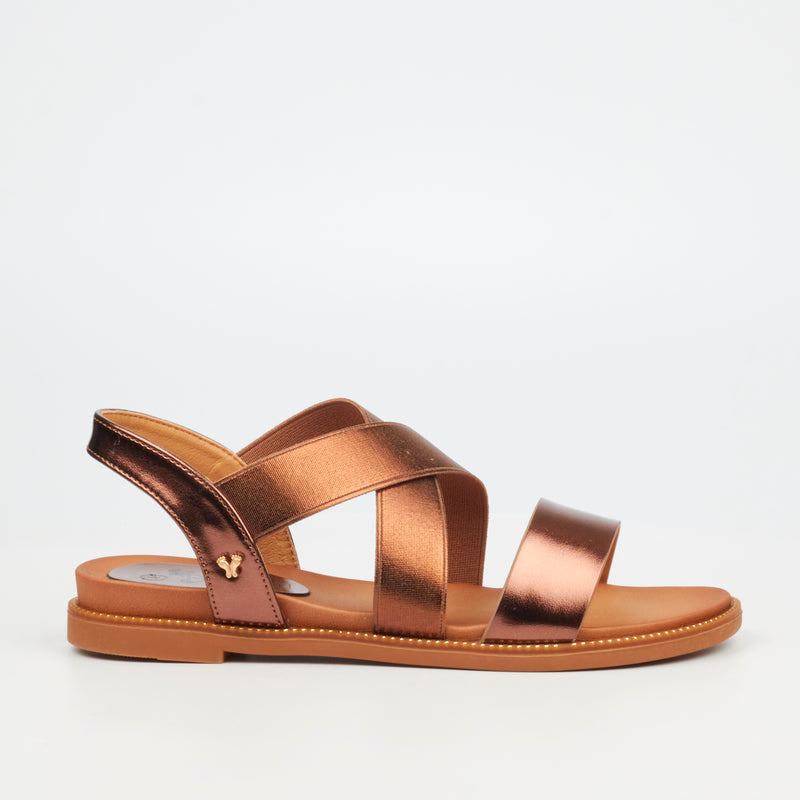 Butterfly Feet Ellie 12 Sandal - Bronze footwear Butterfly Feet