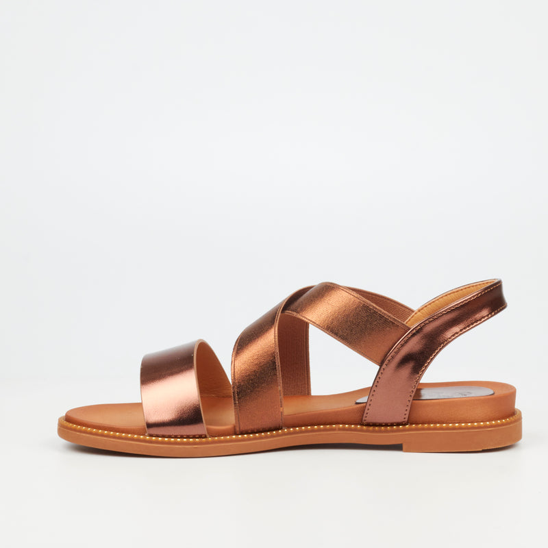 Butterfly Feet Ellie 12 Sandal - Bronze footwear Butterfly Feet