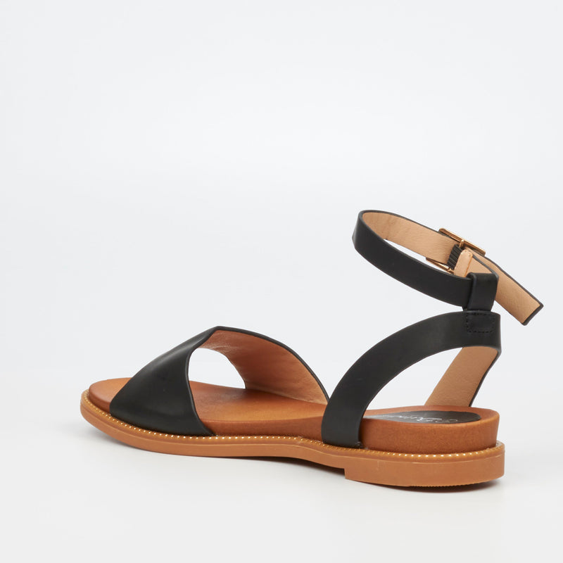 Butterfly Feet Ellie 1 Sandal - Black footwear Butterfly Feet   