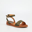 Butterfly Feet Ellie 1 Sandal - Olive footwear Butterfly Feet