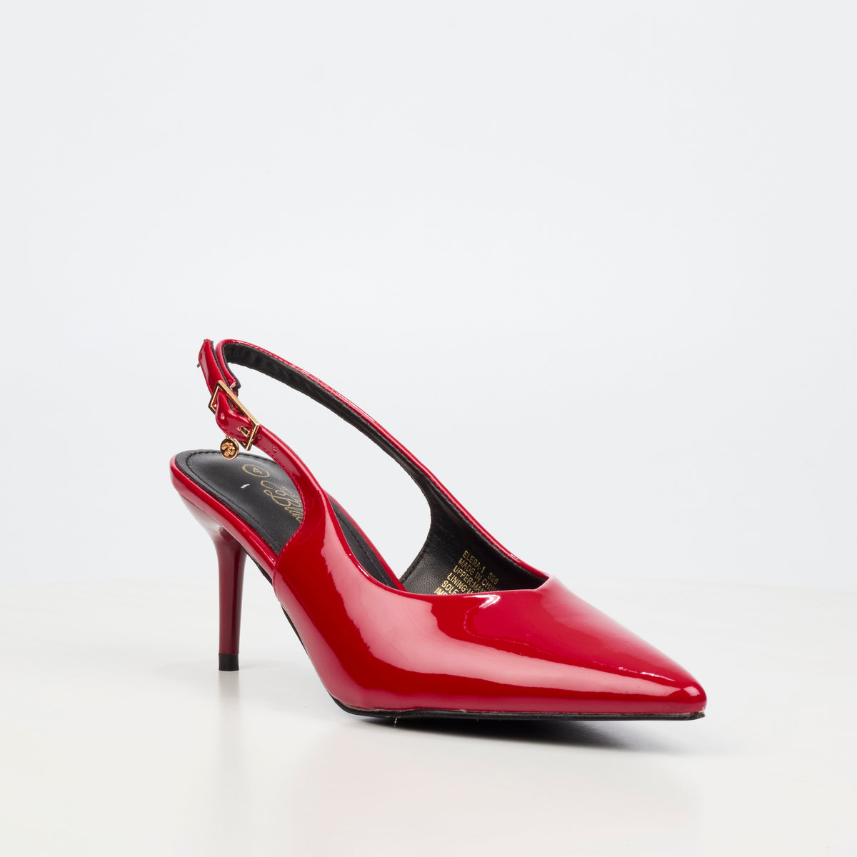 Miss Black Elvera 1 Low Court - Red footwear Miss Black