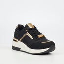 Butterfly Feet Empire 1 Sneaker - Black footwear Butterfly Feet