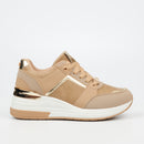 Butterfly Feet Empire 1 Sneaker - Taupe footwear Butterfly Feet