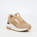 Butterfly Feet Empire 1 Sneaker - Taupe footwear Butterfly Feet