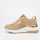 Butterfly Feet Empire 1 Sneaker - Taupe footwear Butterfly Feet