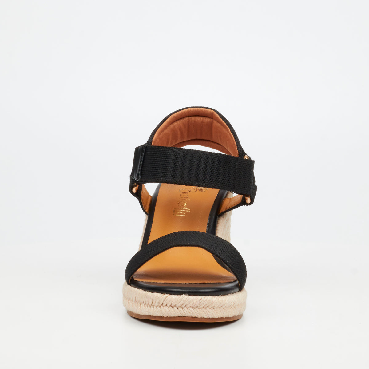 Butterfly Feet Escada 1 High Wedges - Black