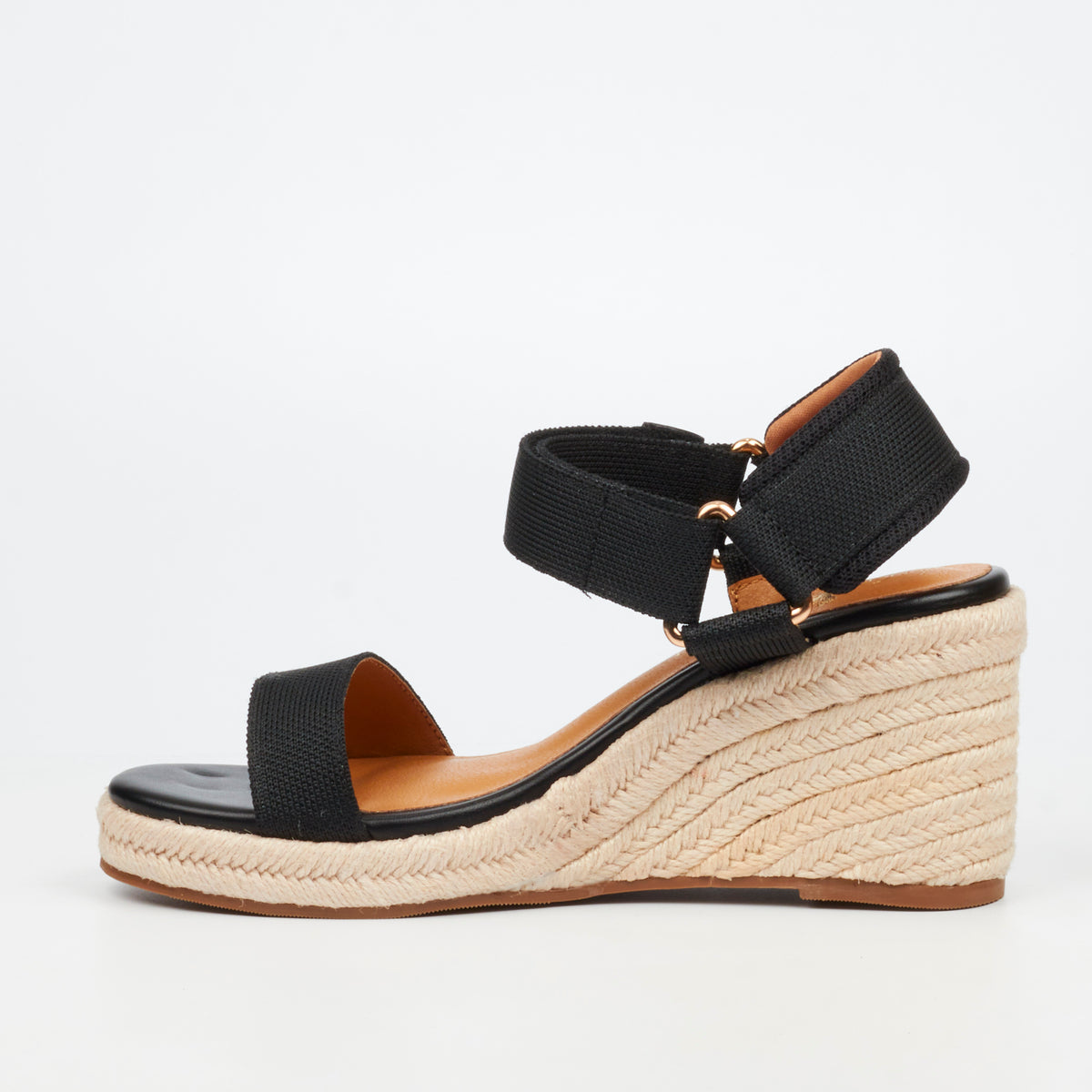 Butterfly Feet Escada 1 High Wedges - Black