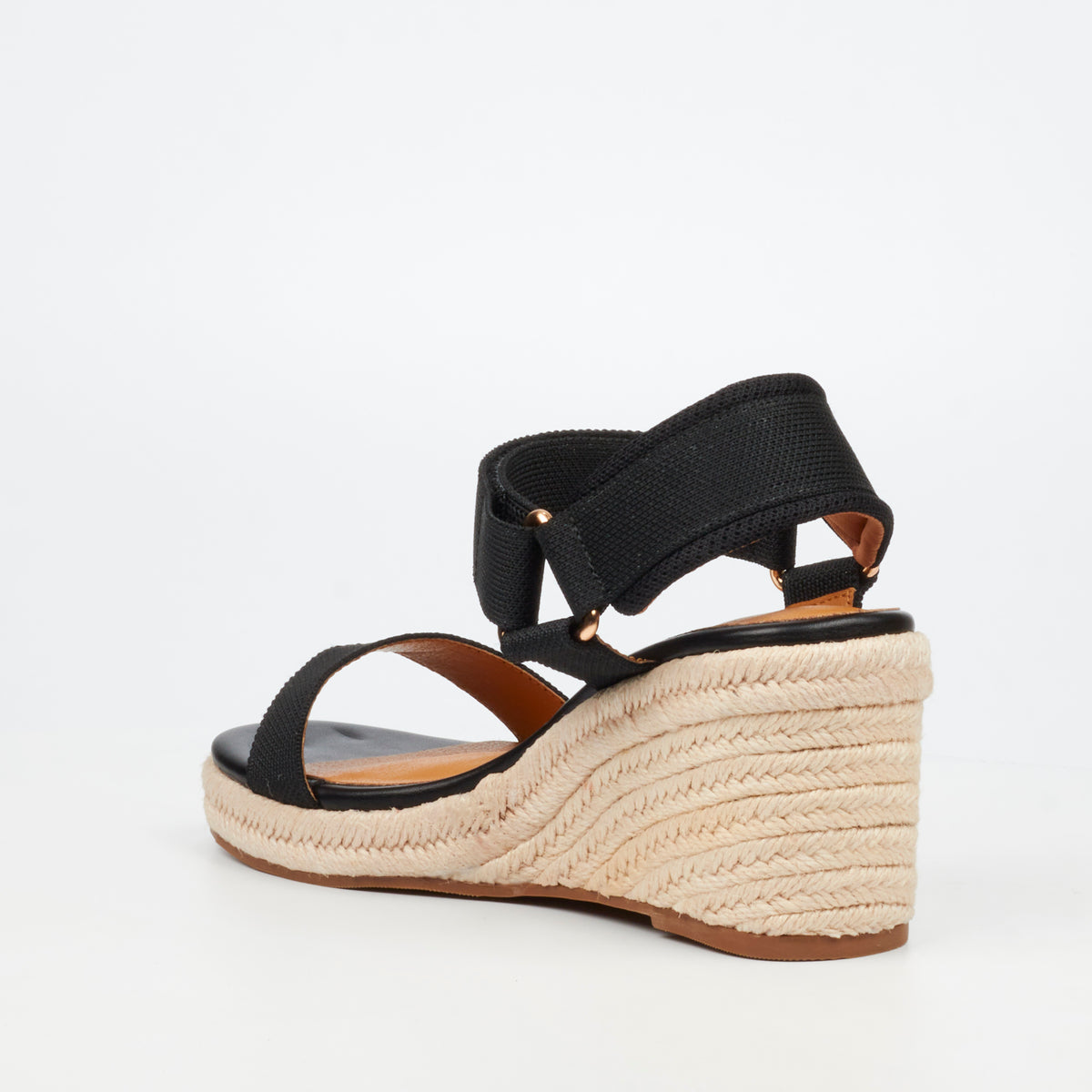 Butterfly Feet Escada 1 High Wedges - Black
