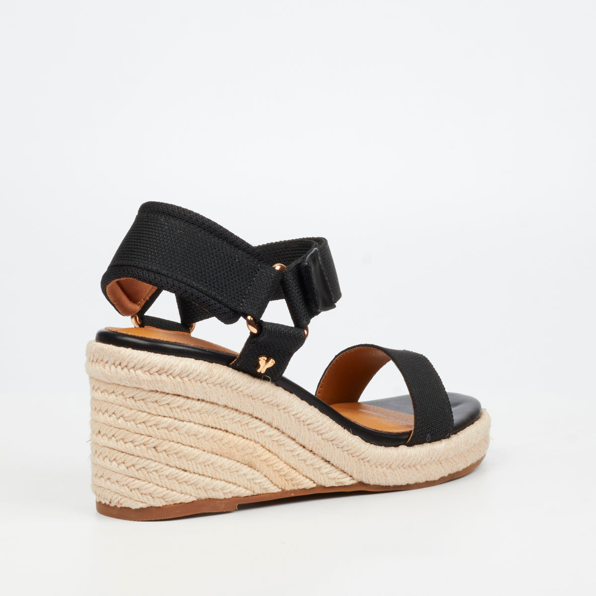 Butterfly Feet Escada 1 High Wedges - Black