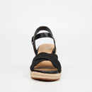 Butterfly Feet Escada 2 Wedge - Black