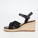 Butterfly Feet Escada 2 Wedge - Black