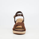 Butterfly Feet Escada 2 Wedge - Chocolate