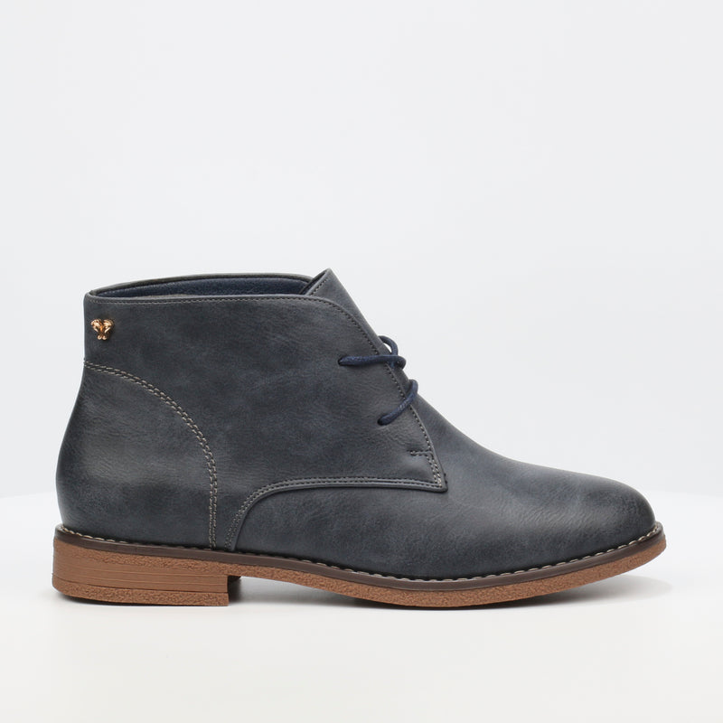 Butterfly Feet Essex 2 Ankle Boot - Navy footwear Butterfly Feet   