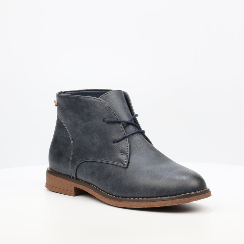 Butterfly Feet Essex 2 Ankle Boot - Navy footwear Butterfly Feet   