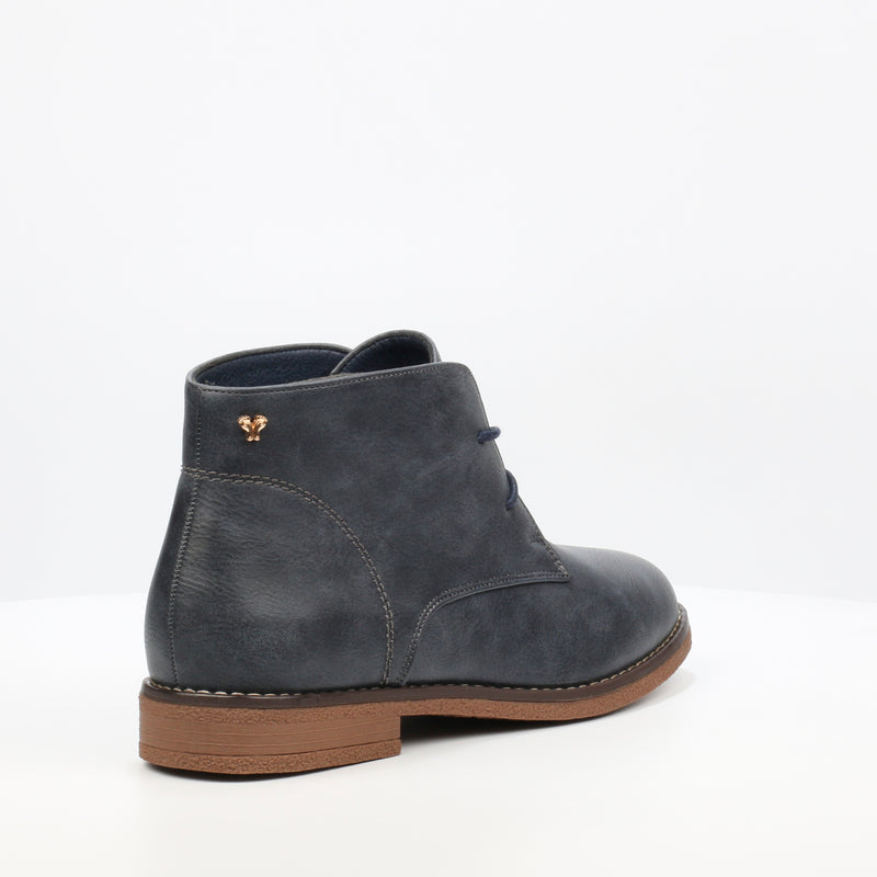 Butterfly Feet Essex 2 Ankle Boot - Navy footwear Butterfly Feet   