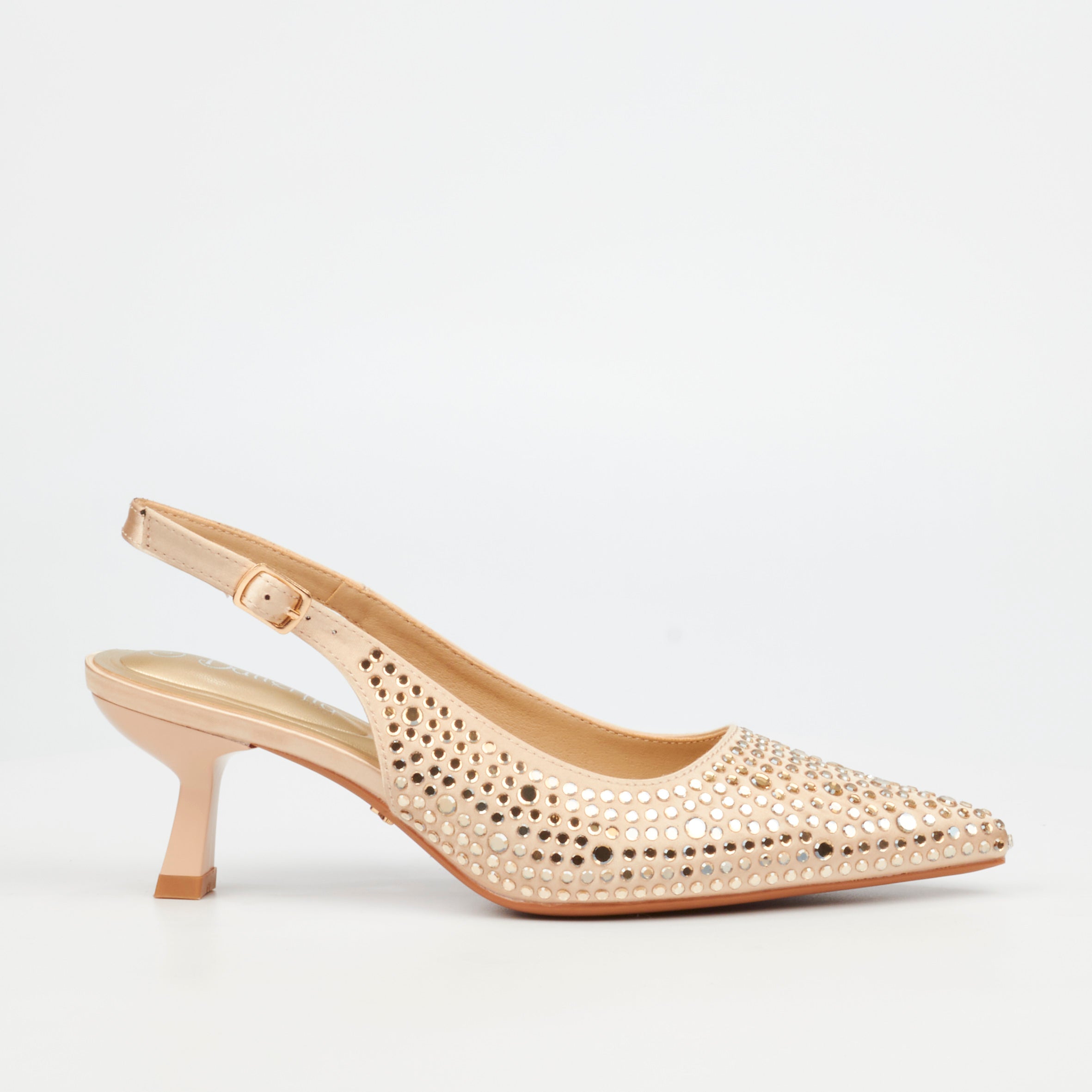 Butterfly Feet Estella 1 Heel - Champagne footwear Butterfly Feet