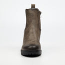 Butterfly Feet Esther 7 Ankle Boot - Grey footwear Butterfly Feet