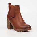 Butterfly Feet Esther 7 Ankle Boot - Tan footwear Butterfly Feet