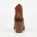 Butterfly Feet Esther 7 Ankle Boot - Tan footwear Butterfly Feet
