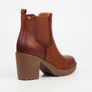 Butterfly Feet Esther 7 Ankle Boot - Tan footwear Butterfly Feet