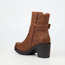 Butterfly Feet Esther 8 Ankle Boots – Chocolate