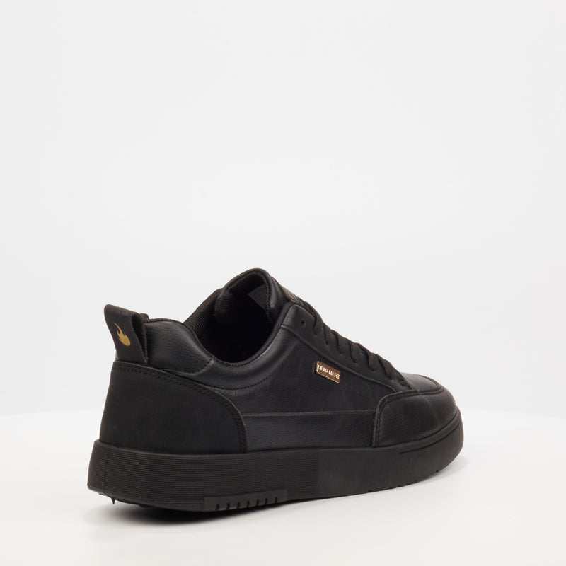 Urbanart Ezra 21 Faux Nubuck Sneaker - Black footwear UBRT   