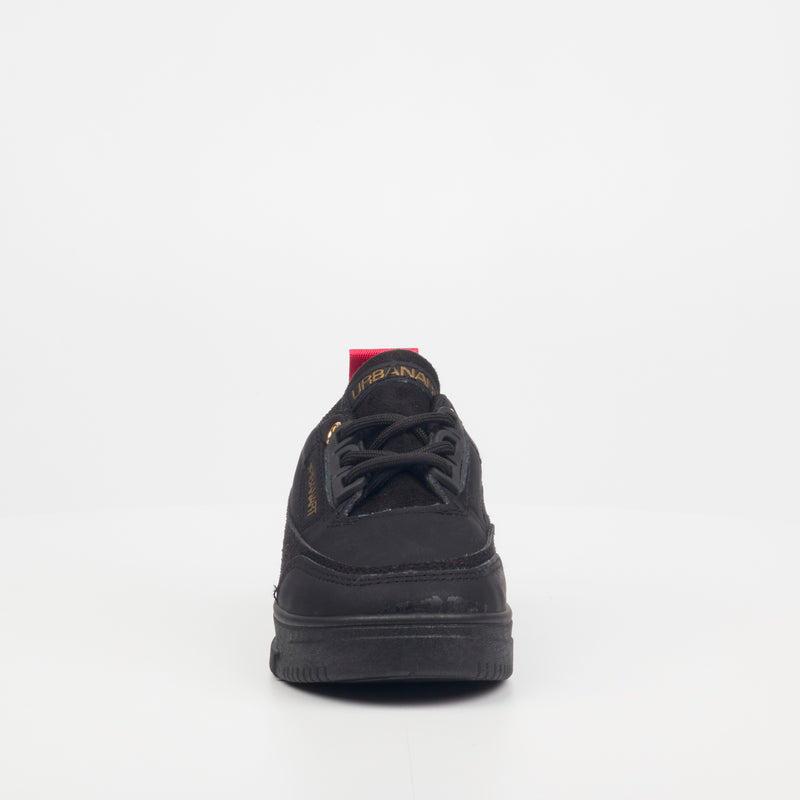 Urbanart Ezra 3 Faux Nubuck Sneaker - Black (kids) footwear UBRT   