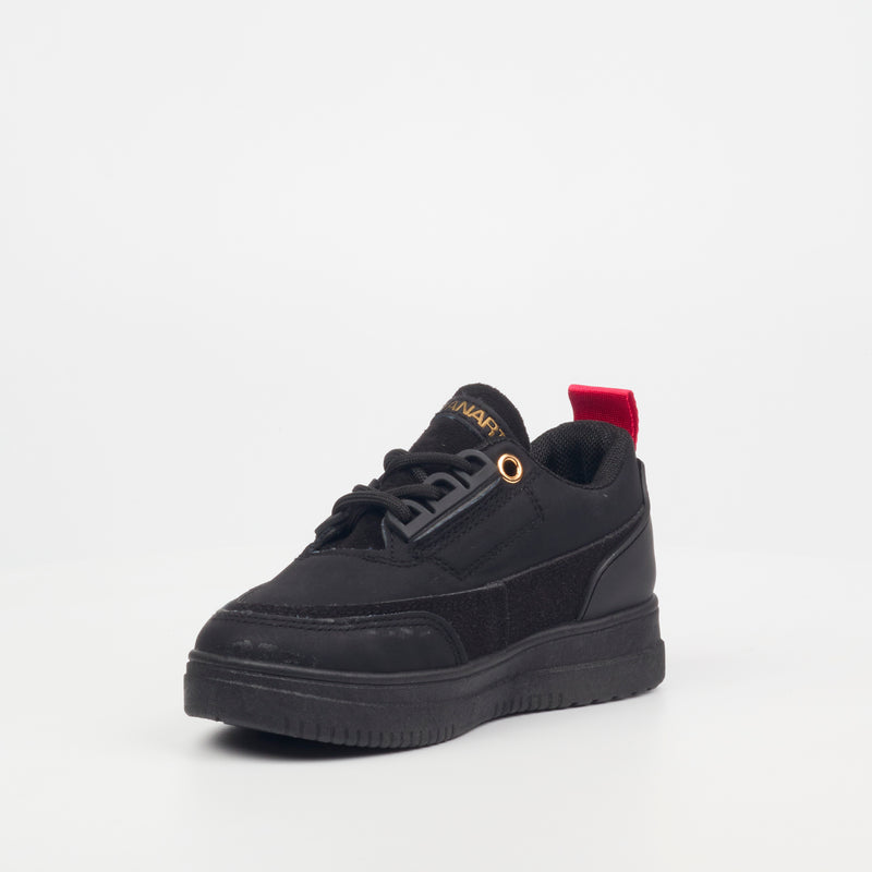 Urbanart Ezra 3 Faux Nubuck Sneaker - Black (Youth) footwear UBRT   