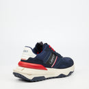 Urbanart Falcon 1 Faux Nubuck / Nylon Sneaker - Navy footwear Urbanart