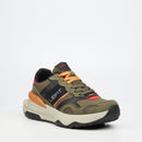 Urbanart Falcon 1 Faux Nubuck / Nylon Sneaker - Olive