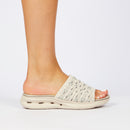 Heart & Sole Felice 2 Sandal - Grey footwear Heart & Sole