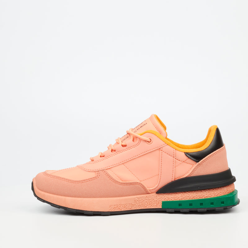 Urbanart Felix 1 Mesh / Faux Nubuck Sneaker - Orange footwear Urbanart