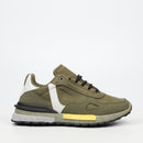Urbanart Felix 1 Faux Nubuck Sneaker - Olive footwear Urbanart