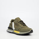 Urbanart Felix 1 Faux Nubuck Sneaker - Olive footwear Urbanart