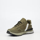 Urbanart Felix 1 Faux Nubuck Sneaker - Olive footwear Urbanart
