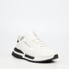 Urbanart Felix 1 Faux Wax Sneaker - White footwear Urbanart