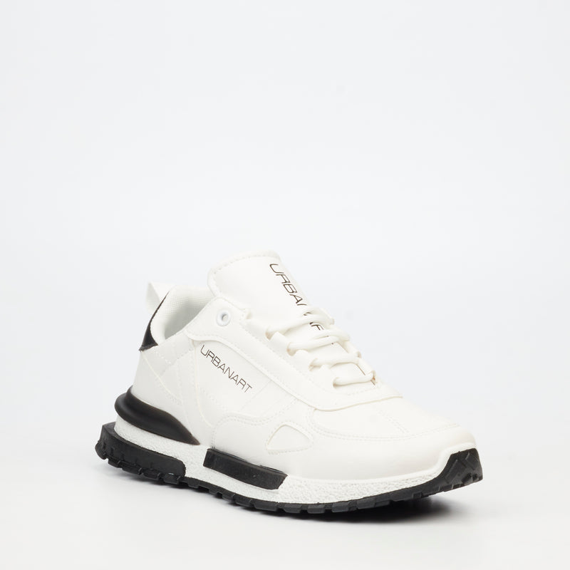Urbanart Felix 1 Faux Wax Sneaker - White