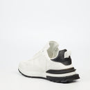 Urbanart Felix 1 Faux Wax Sneaker - White footwear Urbanart