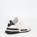 Urbanart Felix 1 Faux Wax Sneaker - White footwear Urbanart