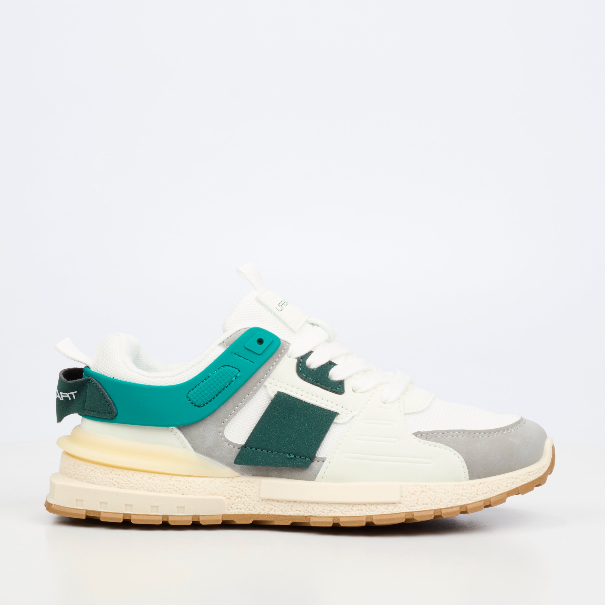 Urbanart Felix 6 Nylon / Faux Nubuck Sneaker - Stone footwear Urbanart